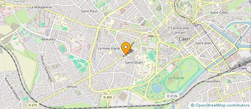 localisation de l'entreprise CAPONIERE  CAEN