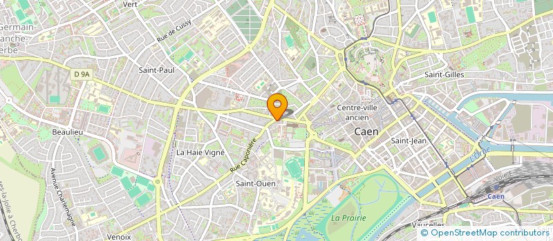 localisation de l'entreprise CAPONIERE à CAEN