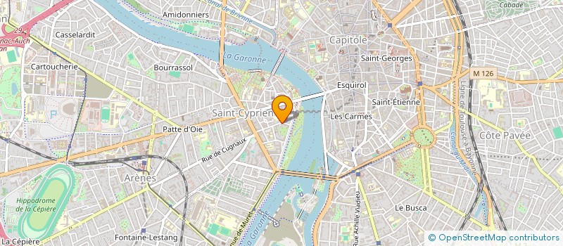 localisation de l'entreprise CAPOPERPI  TOULOUSE