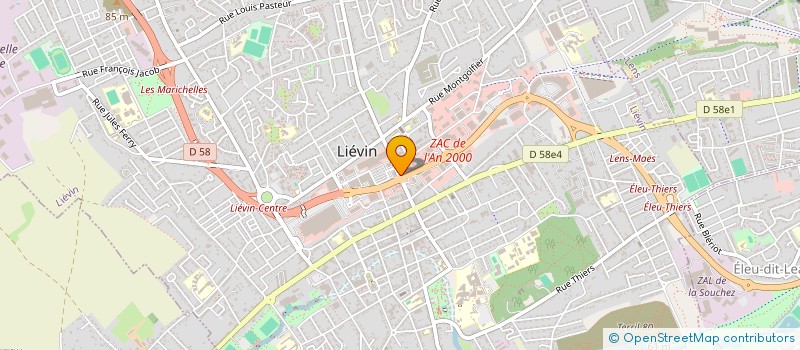 localisation de l'entreprise CAPOPTIC à LIEVIN