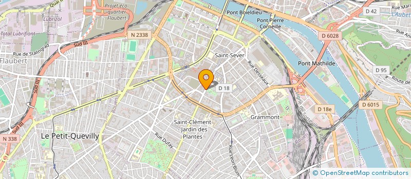 localisation de l'entreprise CAPOR à ROUEN