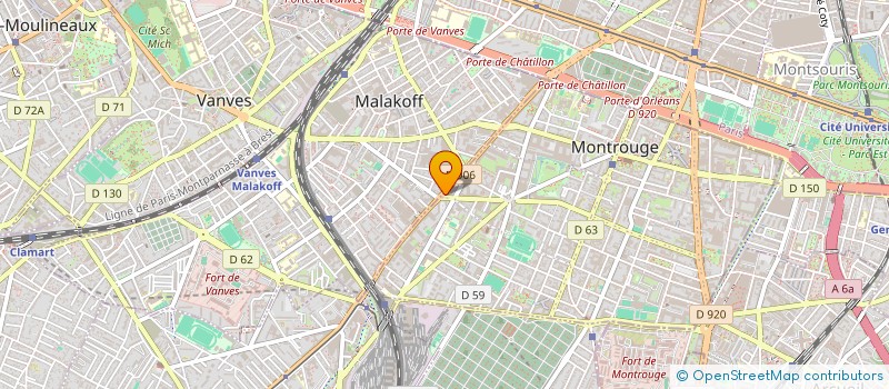 localisation de l'entreprise CAPORAL  MONTROUGE