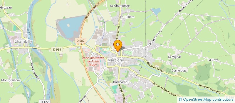 localisation de l'entreprise CAPORGA  MARCIGNY