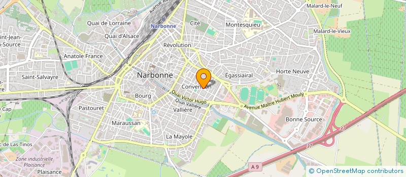 localisation de l'entreprise CAPORN à NARBONNE