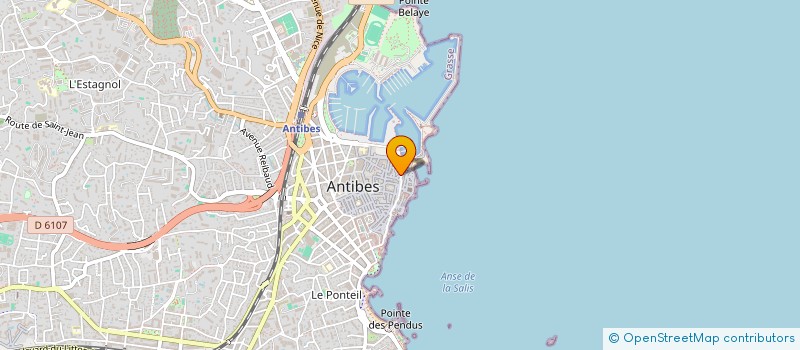 localisation de l'entreprise CAPOROSSI & CHARDON  ANTIBES