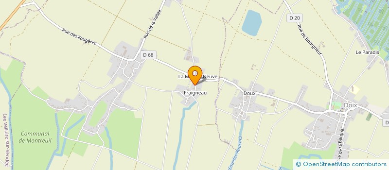 localisation de l'entreprise CAPOU  MONTREUIL