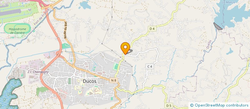 localisation de l'entreprise CAPOUL & FILS à DUCOS