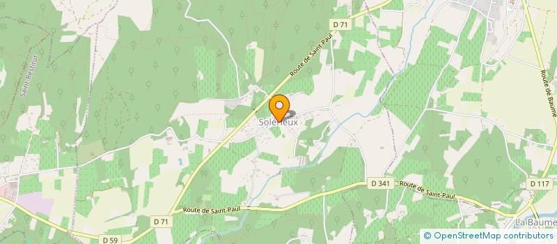 localisation de l'entreprise CAPOZZOLA  SOLERIEUX