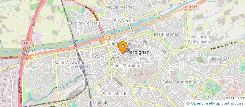 localisation de l'entreprise CAPP  PERPIGNAN