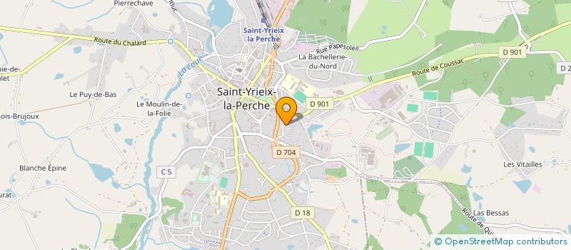 localisation de l'entreprise CAPP à SAINT-YRIEIX-LA-PERCHE