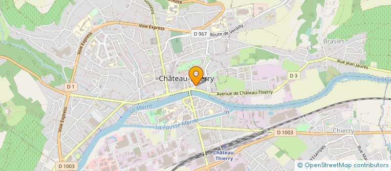 localisation de l'entreprise CAPP - PLAST FRANCE  CHATEAU-THIERRY