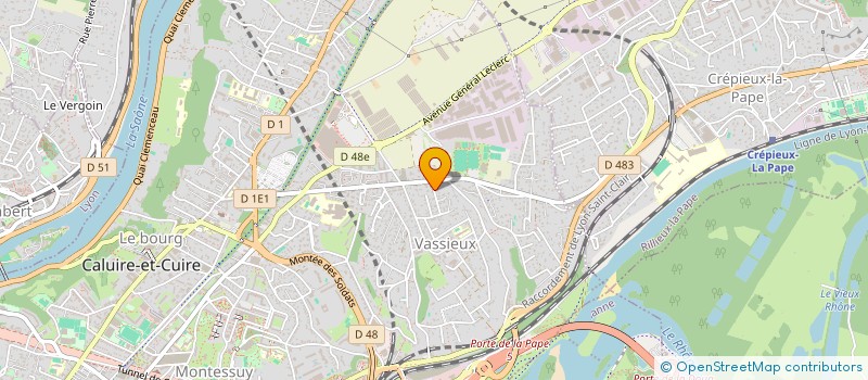 localisation de l'entreprise CAPP SAINT JULIEN EN GENEVOIS  CALUIRE-ET-CUIRE