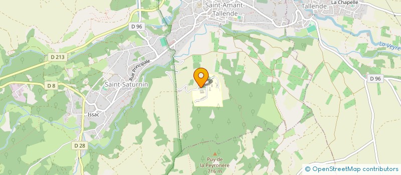 localisation de l'entreprise CAPPA CTRE ADAPT PROF ARTISANAT à SAINT-AMANT-TALLENDE