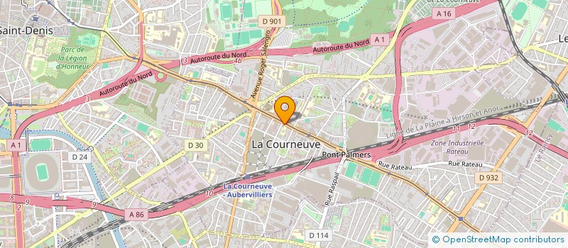localisation de l'entreprise CAPPADOCE à LA COURNEUVE
