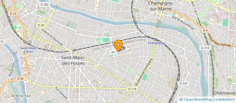 localisation de l'entreprise CAPPAUL à SAINT-MAUR-DES-FOSSES