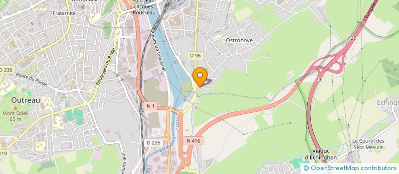 localisation de l'entreprise CAPPE MENUISERIE à SAINT-MARTIN-BOULOGNE