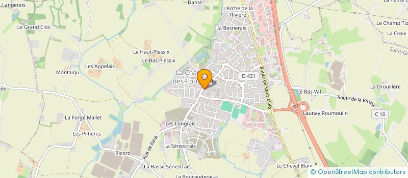 localisation de l'entreprise CAPPELLA  LA CHAPELLE-DES-FOUGERETZ