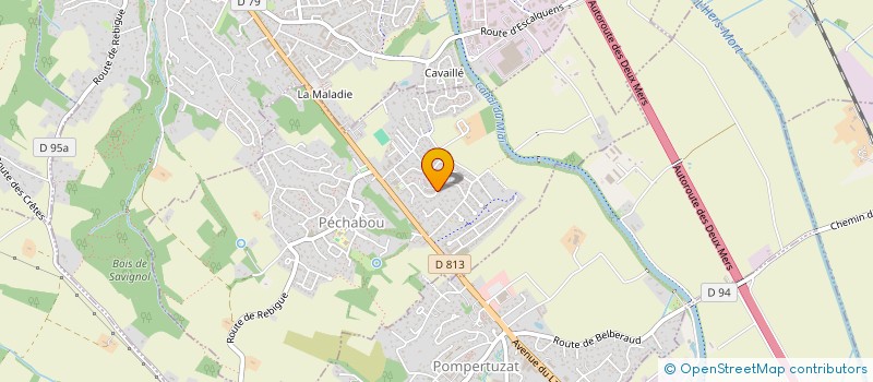 localisation de l'entreprise CAPPELLAZZO MENUISERIE  PECHABOU