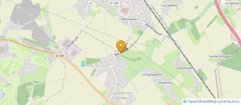 localisation de l'entreprise CAPPELLE AUTOMOBILES  CAPPELLE-EN-PEVELE