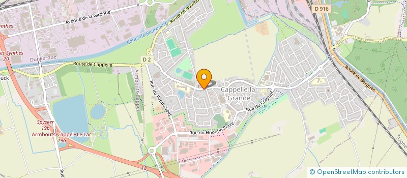 localisation de l'entreprise CAPPHARM  CAPPELLE-LA-GRANDE