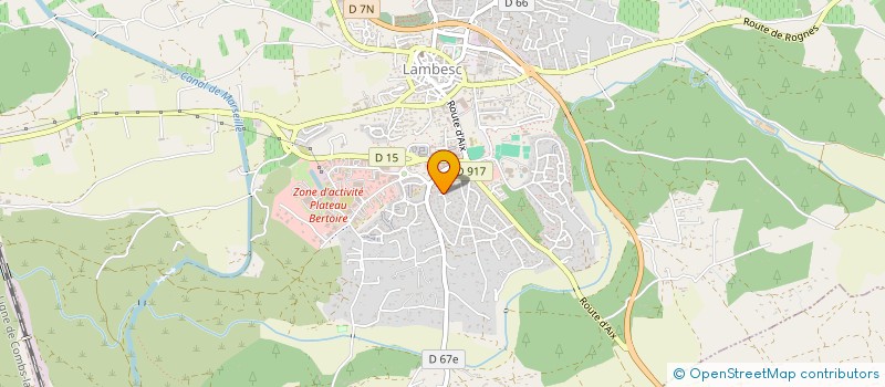 localisation de l'entreprise CAPPI PROVENCE à LAMBESC