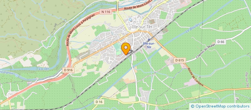 localisation de l'entreprise CAPRA  ILLE-SUR-TET