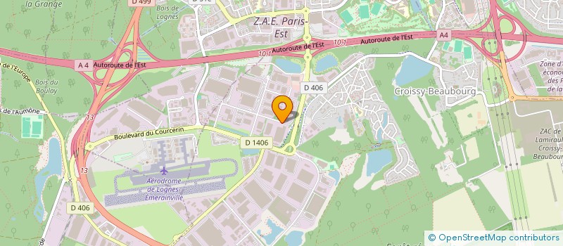 localisation de l'entreprise CAPRA COMMUNICATION  CROISSY-BEAUBOURG