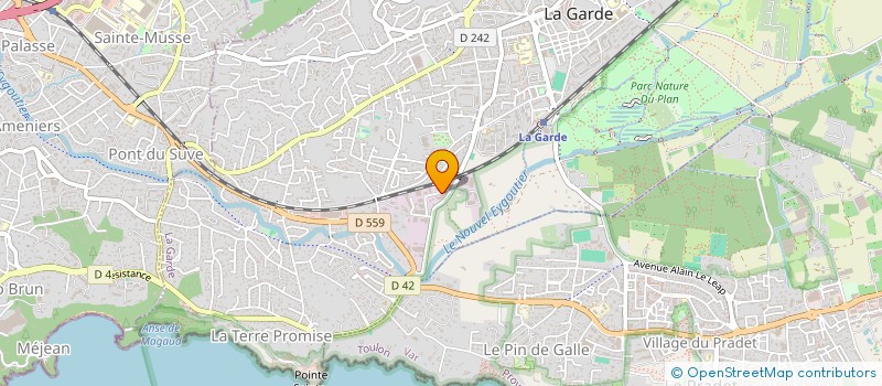 localisation de l'entreprise CAPRA ET CIE à LA GARDE