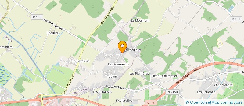 localisation de l'entreprise CAPRA SERVICE à SABLONCEAUX