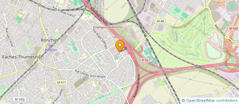 localisation de l'entreprise CAPRAL  RONCHIN