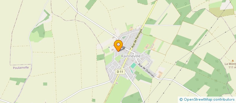 localisation de l'entreprise CAPREOLUS  RAINNEVILLE