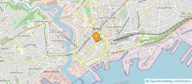 localisation de l'entreprise CAPRESSE à BREST