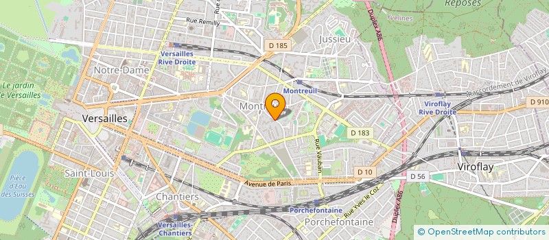 localisation de l'entreprise CAPRI  VERSAILLES