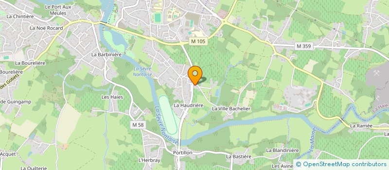 localisation de l'entreprise CAPRI  VERTOU