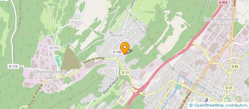 localisation de l'entreprise CAPRI à OYONNAX