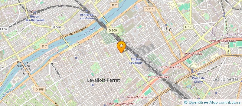 localisation de l'entreprise CAPRI A PARIS à LEVALLOIS-PERRET