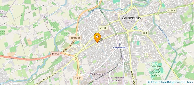 localisation de l'entreprise CAPRI BAZAR  CARPENTRAS