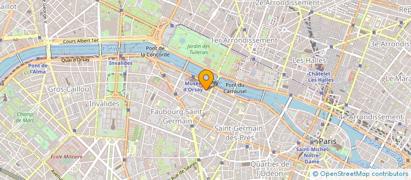 localisation de l'entreprise CAPRI ENTREPRISES à PARIS
