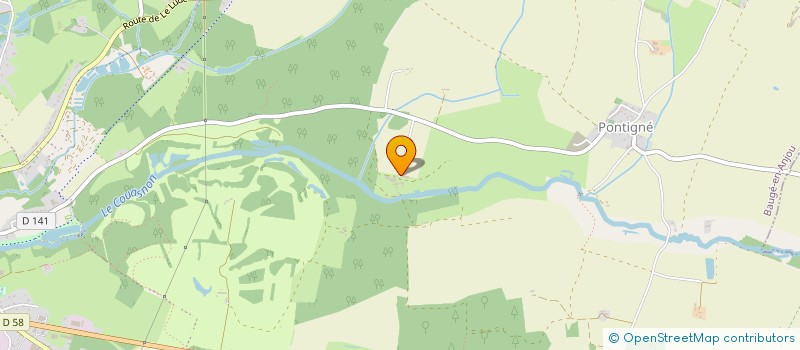 localisation de l'entreprise CAPRI'ROCHES  BAUGE-EN-ANJOU