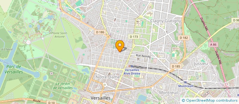 localisation de l'entreprise CAPRICE 3 M à VERSAILLES