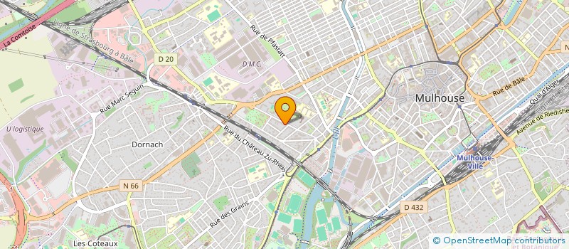 localisation de l'entreprise CAPRICE COIFFURE  MULHOUSE