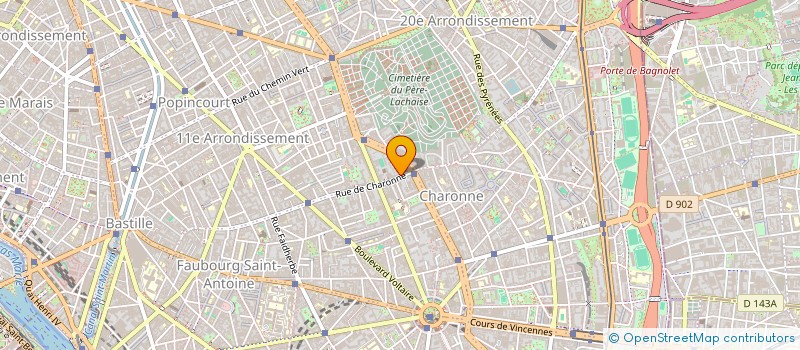 localisation de l'entreprise CAPRICE COIFFURE  PARIS