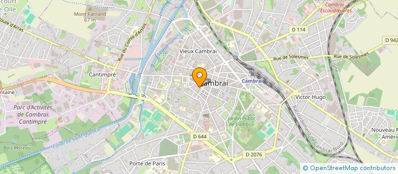 localisation de l'entreprise CAPRICE DE FILLES à CAMBRAI