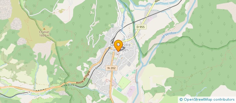 localisation de l'entreprise CAPRICE DE MADO  SAINT-ANDRE-LES-ALPES