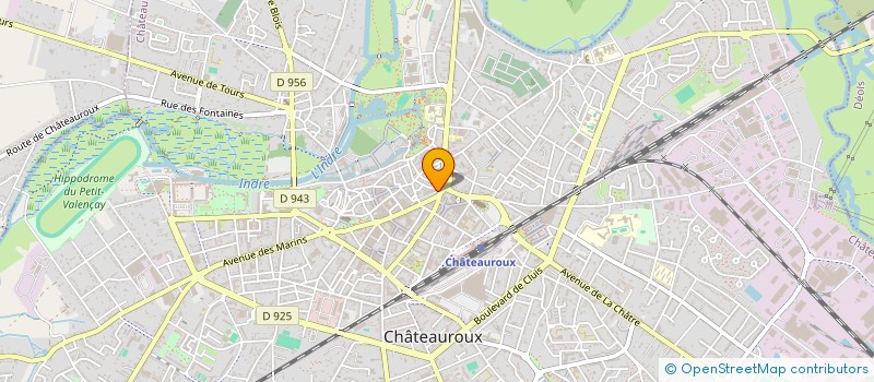 localisation de l'entreprise CAPRICES 2 FEMMES à CHATEAUROUX