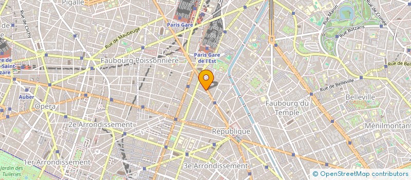 localisation de l'entreprise CAPRICES à PARIS