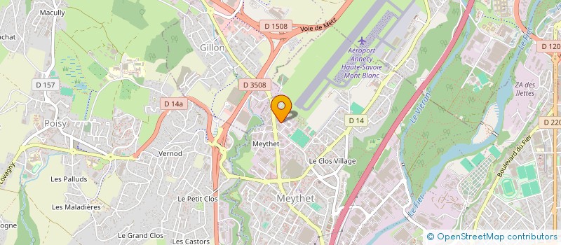 localisation de l'entreprise CAPRICES à ANNECY