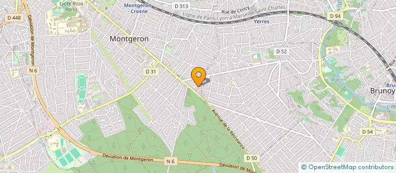 localisation de l'entreprise CAPRICES DE FILLES à MONTGERON