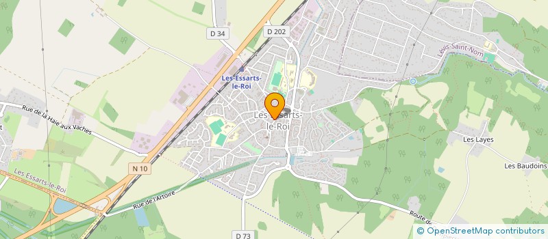 localisation de l'entreprise CAPRICES DE FLEURS  LES ESSARTS-LE-ROI