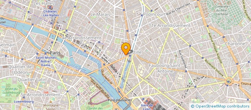 localisation de l'entreprise CAPRICES DE L'INSTANT à PARIS